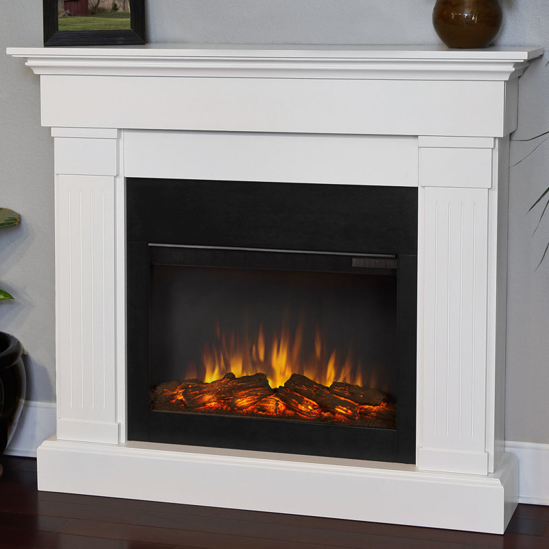 Real Flame The Crawford Electric Fireplace & Reviews Wayfair